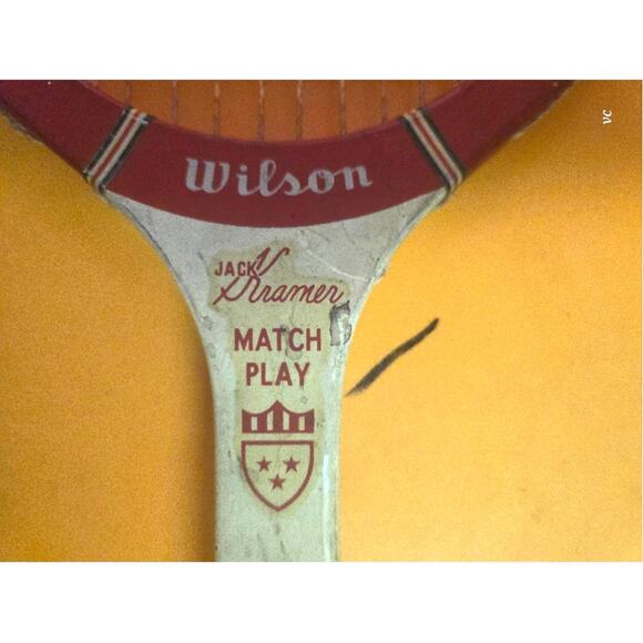 Wilson Jack Kramer Flight Vintage Wooden Tennis Racket – Made in USA –Maple Wood - Picture 3 of 4